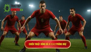 Chiến thuật bóng đá 4-1-3-2 phòng ngự