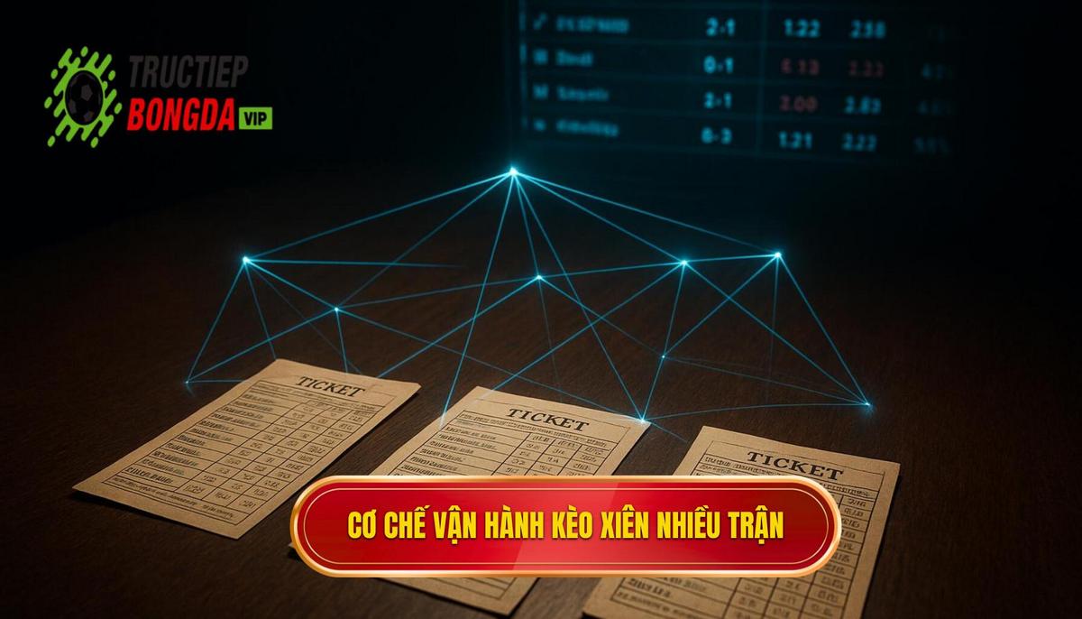 Bản chất và cơ chế vận hành của kèo xiên nhiều trận