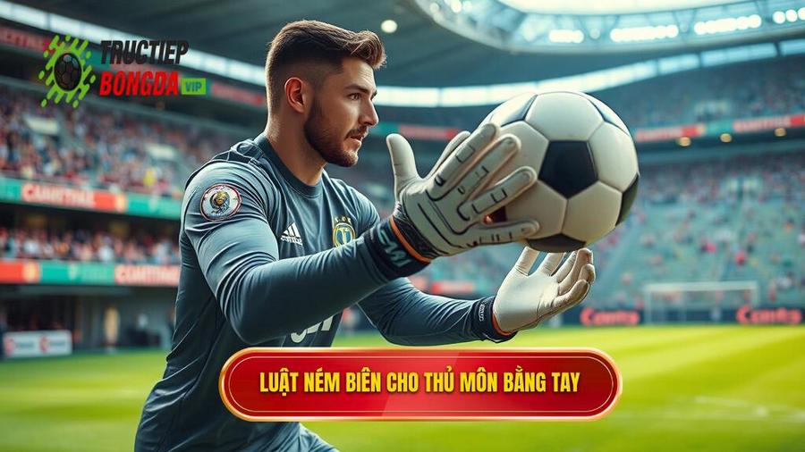 1. Luật ném biên cho thủ môn bằng tay