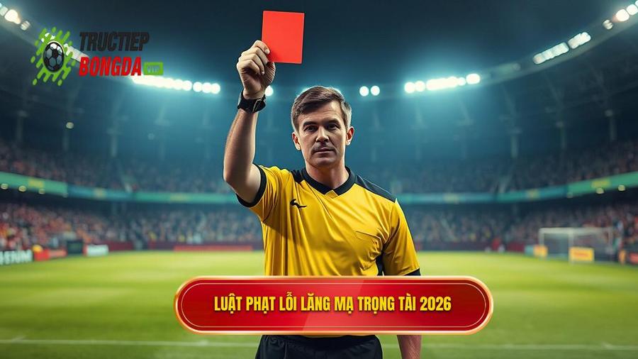 1. Luật phạt lỗi lăng mạ trọng tài 2026