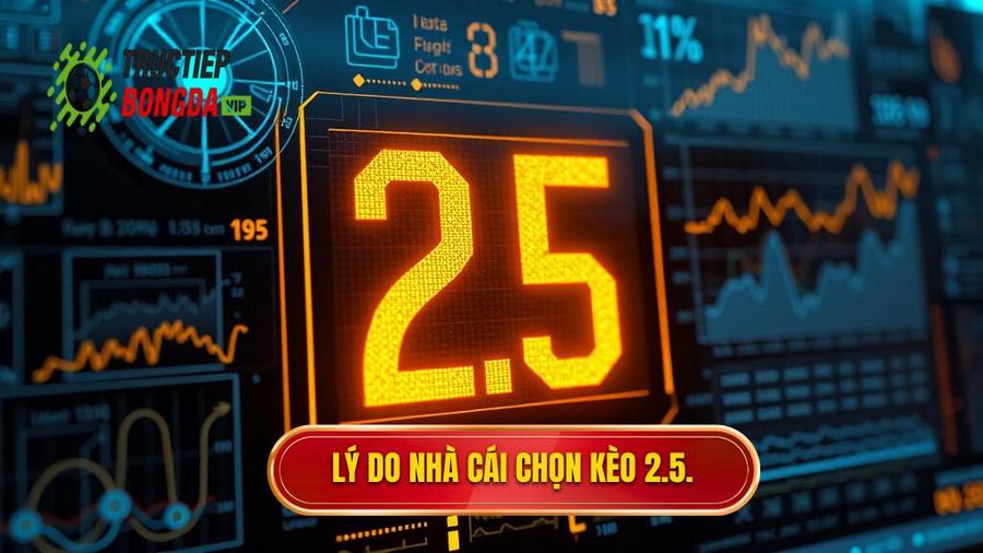 2. Phân tích sâu: Tại sao nhà cái thường chọn con số 2.5?