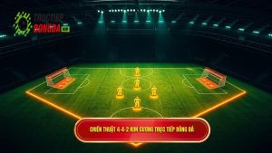 Chiến thuật bóng đá 4-4-2 kim cương: Nghệ thuật kiểm soát tuyến giữa và sự biến ảo trong lối chơi