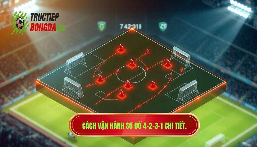 Cách vận hành sơ đồ 4-2-3-1 chi tiết