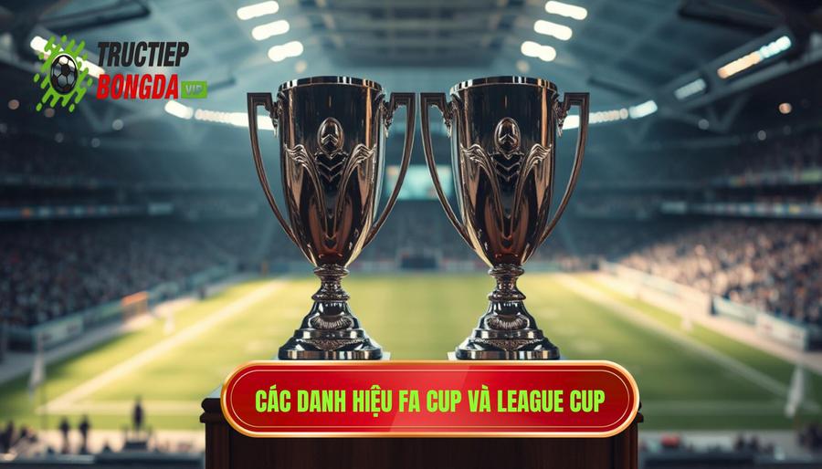 Các danh hiệu Cup quốc nội: FA Cup và League Cup
