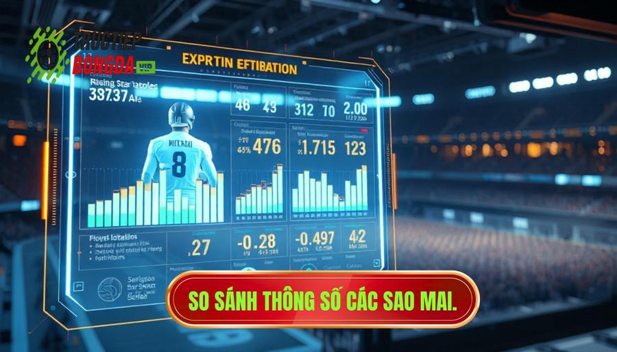 Bảng so sánh thông số các sao mai triển vọng