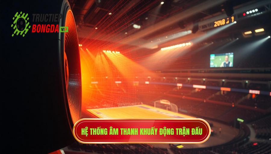 2. Hệ thống âm thanh: Linh hồn của trận đấu 2. Hệ thống âm thanh: Linh hồn của trận đấu