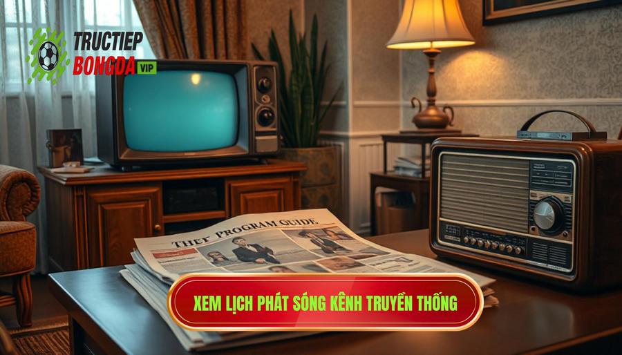 Các kênh truyền thống để theo dõi lịch phát sóng Các kênh truyền thống để theo dõi lịch phát sóng
